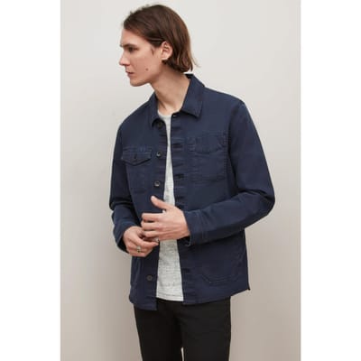 John Varvatos Ricardo Jacket-utility Sh Navy Maat: 48 | Spijkerjassen Outlet | Heren | Blauw
