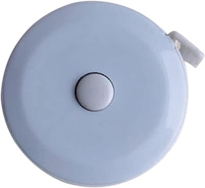 Rolmaat Meetlint - Kleermaker Meetlint - Lichaam Meten - Dubbelzijdig Schaal - 150 cm 60 inch - Blauw