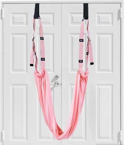 Aerial Yoga Touw - Been Stretcher - Flexibiliteit Trainen - Verbetert Balans - N.v.t. - Roze