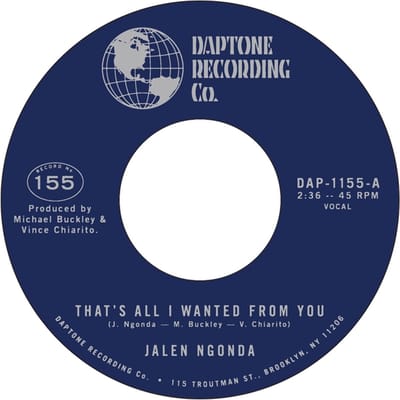 That's All I Wanted From You / So Glad I Found You - Jalen Ngonda