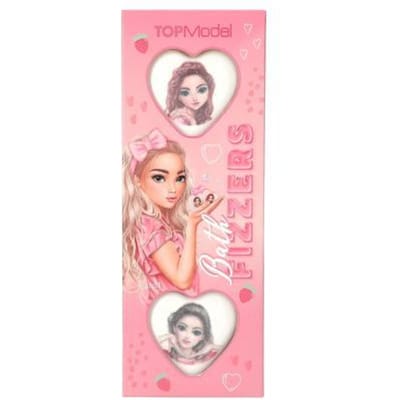 Top Model TOPModel bedrukte badbom BEAUTY and ME Opmaken en sieraden