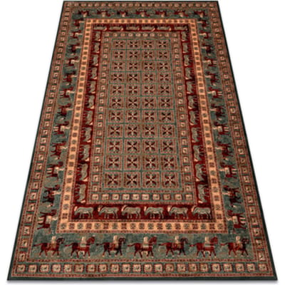 Kleden Rugsx Wollen tapijt KASHQAI 4301 401 oosters, kader 160x240 cm