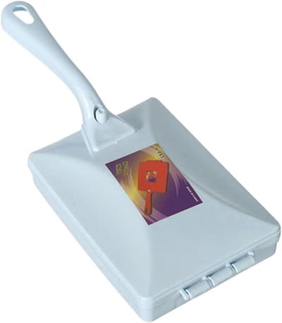 Tapijtborstel - Bedveger - Stof verwijderen - Dubbele wals - Lange greep - Blauw