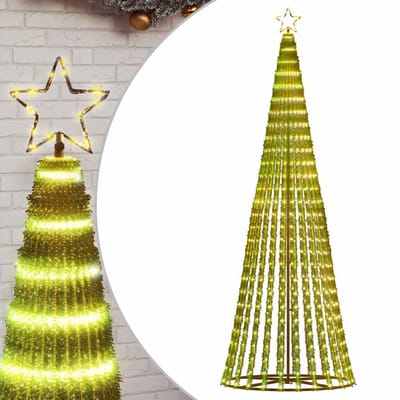 vidaXL - LED-kerstboom - 475 - LEDs - warm - wit - 247 - cm
