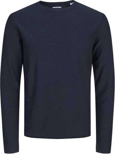 Jack & Jones - Heren Trui Pullover Knit Crew Neck - Blauw - Maat M