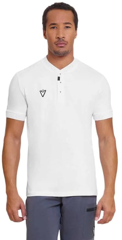 Macron Patmos Ii Korte Mouw Poloshirt Wit L Man