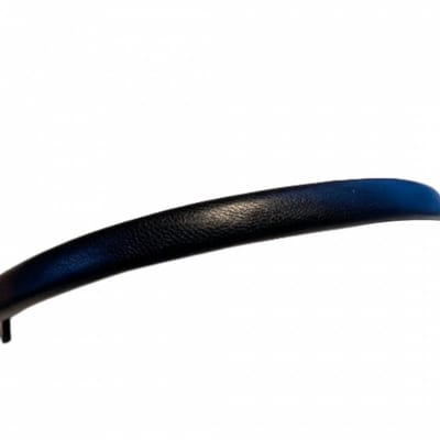 Haarband- Leer- Zwart-1 cm - Charme Bijoux