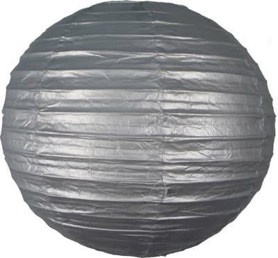 5 x Lampion zilver 75 cm