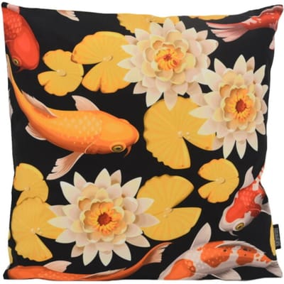 Gek op kussens! Sierkussen koi waterlily | 45 x 45 cm | katoen/polyester