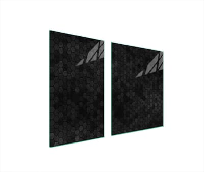 TMK ArtDeko Serie - Snijplank - Glas - 100x52cm - Veelkleurig