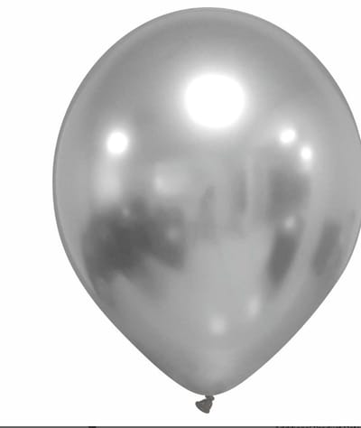 Ballonnen – Zilver Mirror "Chrome Reflex " – 32cm Professionele kwaliteit – ± 100 stuks