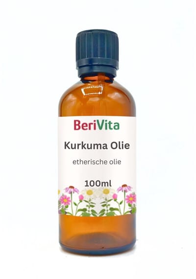 Kurkuma Olie 100ml Druppelfles - Pure Etherische Curcuma Olie - Turmeric Oil