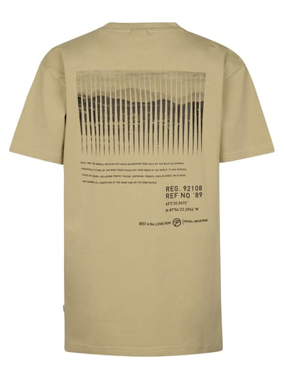 Petrol Industries - Jongens T-shirt met grafische rugprint Serape - Oranje - Maat 152