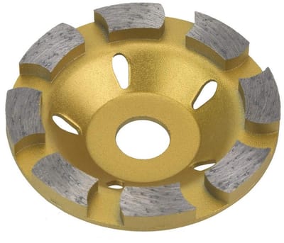 Slijpschijf - Betonzaagblad - Materiaal slijpen - Hoge sterkte - 80 mm - Goud