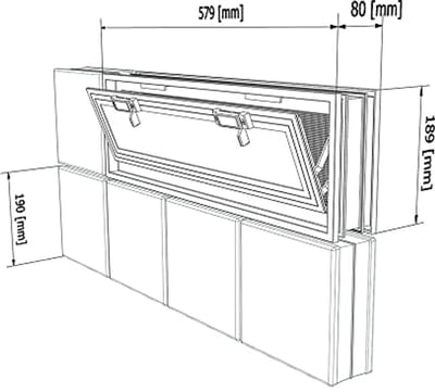 Ventilatieramen met Vliegengaas 19x19x8cm - Eenvoudige Installatie en Innovatief Ontwerp