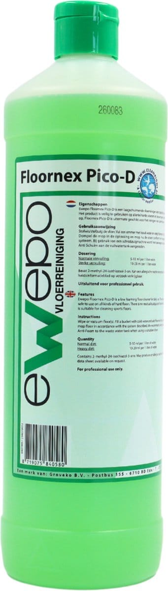 Ewepo Floornex Pico-D vloerreiniger 1 liter Ewepo