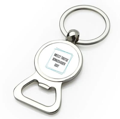 Akyol - meest trotse bonusvader ooit flesopener - Papa - trotse bonusvader - vader cadeautjes - vaderdag - verjaardagscadeau - verjaardag - cadeau - geschenk - kado - gift - vader artikelen - 9 bij 3 cm