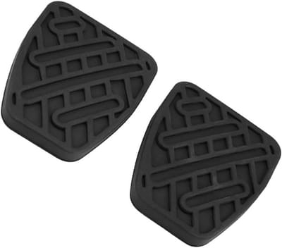 Rubberen Auto Pedalen Set, 2X Rem- en Koppeling Pedal Pads, Geschikt voor Qashqai 2007-2016, Duurzaam en Antislip Ontwerp voor Verbeterde Grip en Veiligheid