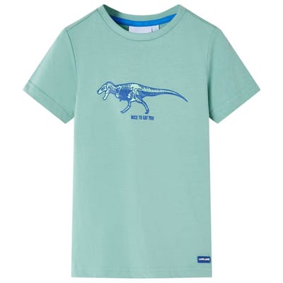 vidaXL - Kindershirt - 128 - lichtkakikleurig