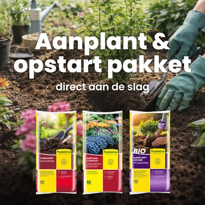 123natuurproducten Aanplant & opstart pakket | halve pallet ca. 12 m² (1200 Liter)