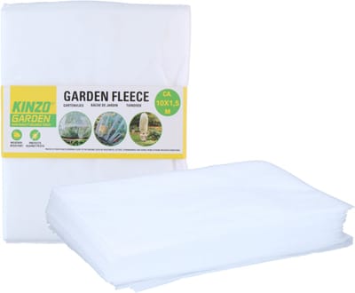 Kinzo Plantenhoes - 2x - wit - 1,5 x 1 m - anti-vorst bescherming - plantenbeschermer - plantenhoes