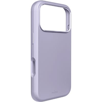 Puro Icon Mag Pro Liquid Silicone Case for iPhone 17 Pro Max MagSafe Compatible with Camera Protection and Aluminum Buttons - Pink