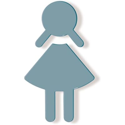 HEWI Series 477/801 Symbol Woman 801.91.020 55