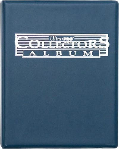 Ultra Pro Collectors Album Portfolio Boek 4-Pocket Blauw - GEEN multomap / NIET uitbreidbaar