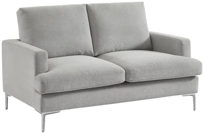 sweeek - Bank 2 zitplaatsen in stof l 143 x b 90 x h 89cm - hans