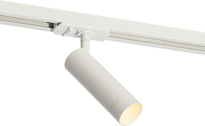QAZQA jeana luxe - Moderne Spot railsysteem verlichting, railverlichting geschikt voor led - 1 lichts - Ø 4 cm - Wit - Woonkamer | Slaapkamer | Keuken