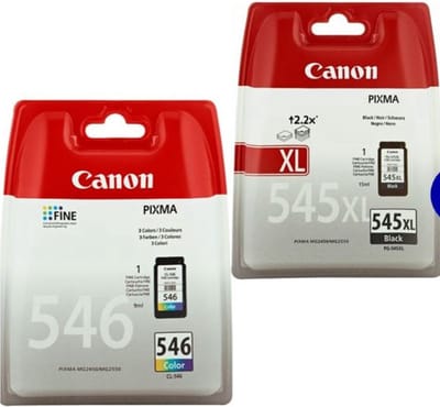 Canon PG-545XL + CL-546 - Inktcartridge - Origineel - Kleur en Zwart XL + Retourzakje