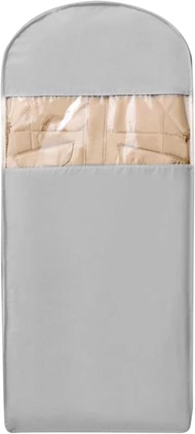 Reiskledingzakken - Kledinghoezen - Reisopberging - Slim compressiesysteem - 50x30x10 cm - Grijs