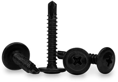 Dailygoods - 20x Zelftappende Schroeven met Flens - Roestvrij en Verzinkt