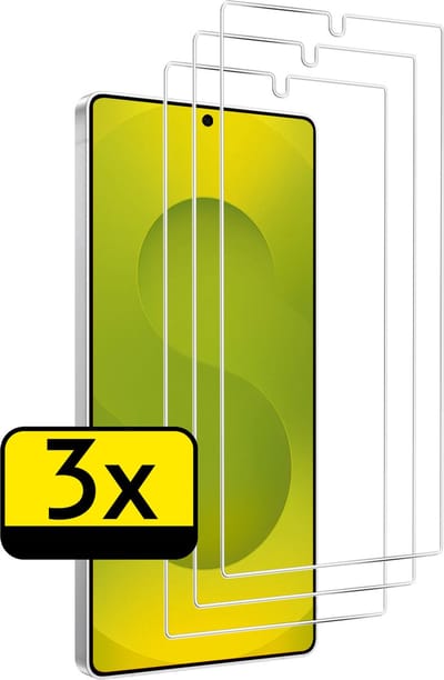 Screenprotector - Geschikt voor Samsung Galaxy S25 Ultra - 3 Stuks - Extra Sterk - Beschermglas - Gehard Glas - Tempered Glass - Screen Protector