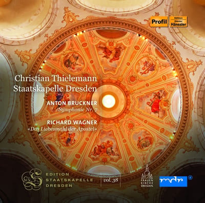 Staatskapelle Dresden, Christian Thielemann - Bruckner: Symphonie Nr.7 | Wagner: Das Liebesmahl Der Apostel (2 CD)