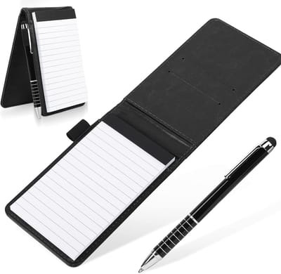 Compact A7 Notitieboek van PU Leer met Pen - Ideaal voor Outdoor Activiteiten en Notities On-the-Go