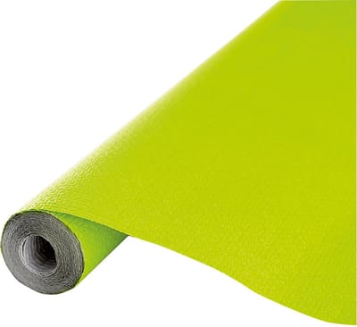 Givi Italia Tafelkleed op rol - 2x - papier - lime groen - rechthoekig - 120cm x 5m - Feest/bruiloft tafelkleden