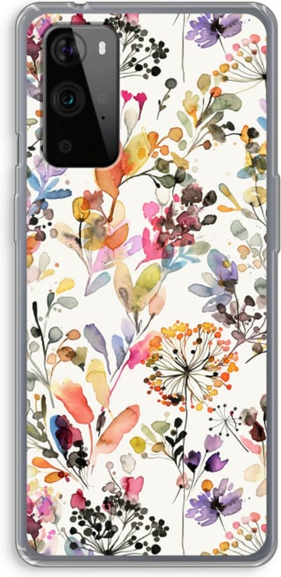 Case Company® - Hoesje geschikt voor OnePlus 9 Pro hoesje - Wilde grassen - Soft Cover Telefoonhoesje - Bescherming aan alle Kanten en Schermrand