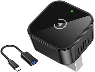 Draadloze CarPlay Adapter - Auto Dongle - Upgrade Auto Infotainment - Van Bekabeld naar Draadloos
