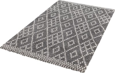 Design vloerkleed - Chess crème/grijs 80x150
