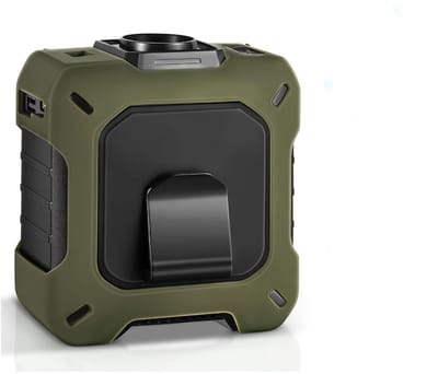 Draagbare heupventilator, oplaadbare, sterke persoonlijke ventilator, 100 snelheden - kleine draagbare ventilatoren, clip op riem, bureau-halsventilatoren voor op reis, cadeau voor buiten, handenvrij