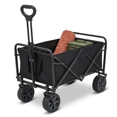 Cheqo® Bolderkar - Opvouwbare Bolderkar - Inklapbare Bolderkar - Bolderwagen - Opvouwbare Bolderwagen - Inklapbare Bolderwagen - Strandkar - Opvouwbare Strandkar - Trekkar - Opvouwbare Trekkar