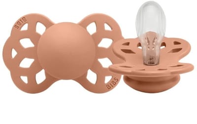 Bibs Infinity - Symmetrische Silicone Fopspeen - Maat M - Bohemian Stijl - Vanaf 6 Maanden
