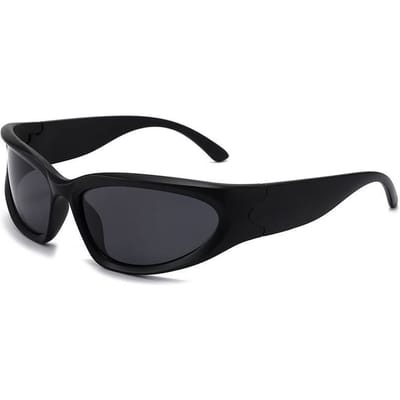 Nieuwe Y2K Sport Punk Zonnebril Dames Heren Vierkante Goggle UV400 Kleurrijke Spiegel Mode Brillen Luxe Merk