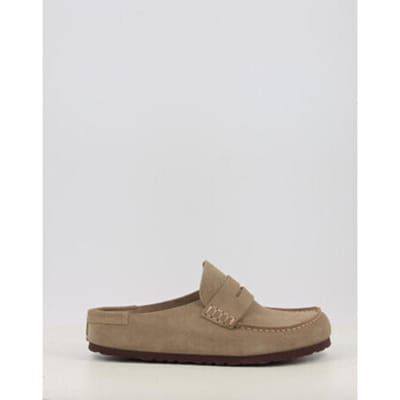 Birkenstock Suede Slippers en Sandalen Dames - Beige - Maat 40 - Suède