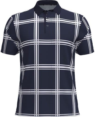 Under Armour ArmourDry Polo Fairway Plaid Navy