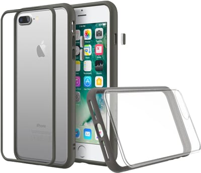 Rhinoshield MOD NX Hardcase Hoesje - Geschikt voor Apple iPhone 8 Plus - Graphite
