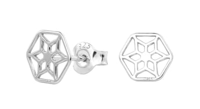 ARLIZI 1389 Oorbellen rosette oorstekers - sterling zilver - 8,5 mm