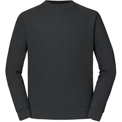 Fruit of the Loom Heren Klassiek Raglan Sweatshirt (Licht Grafiet)