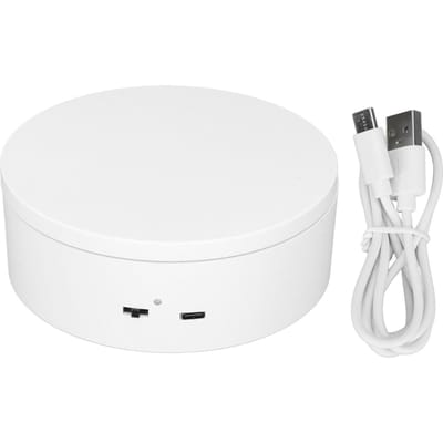 Draaiende Displaystandaard 360 Graden Gemotoriseerde Draaiende Displaystandaard Draaiplateau voor Klein Product Diameter 13cm/5.1in